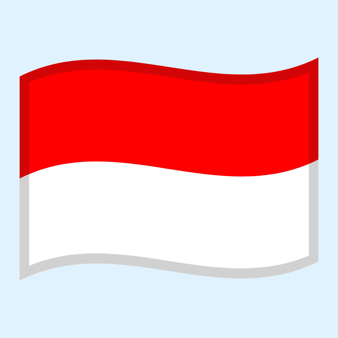 🇮🇩 Zastava: Indonezija