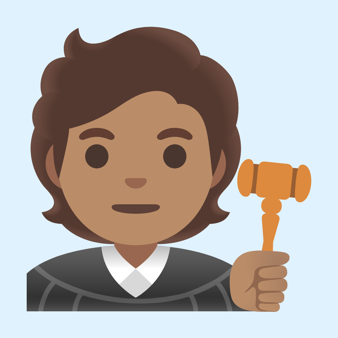 π§π½ββοΈ Judge: medium skin tone