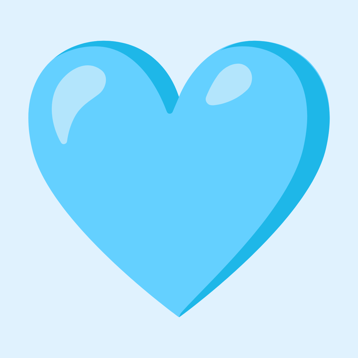 🩵 Light blue heart
