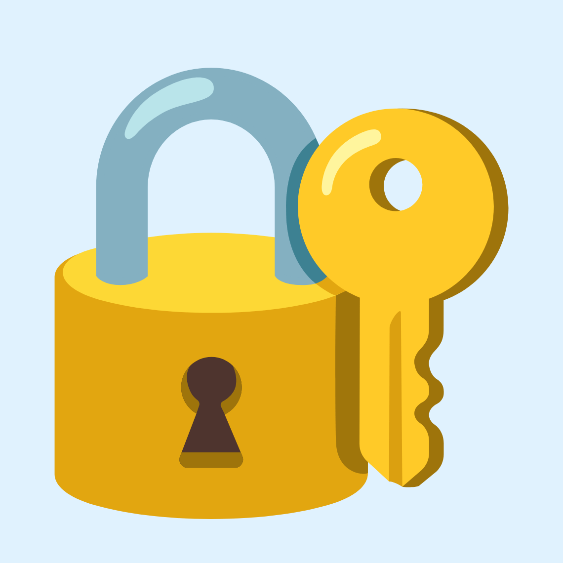 π Locked with key