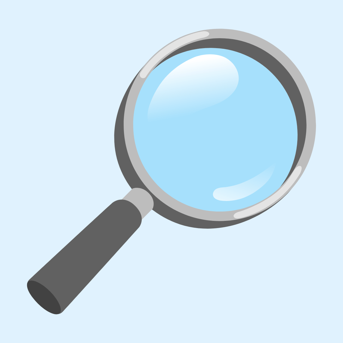 π Magnifying glass tilted right