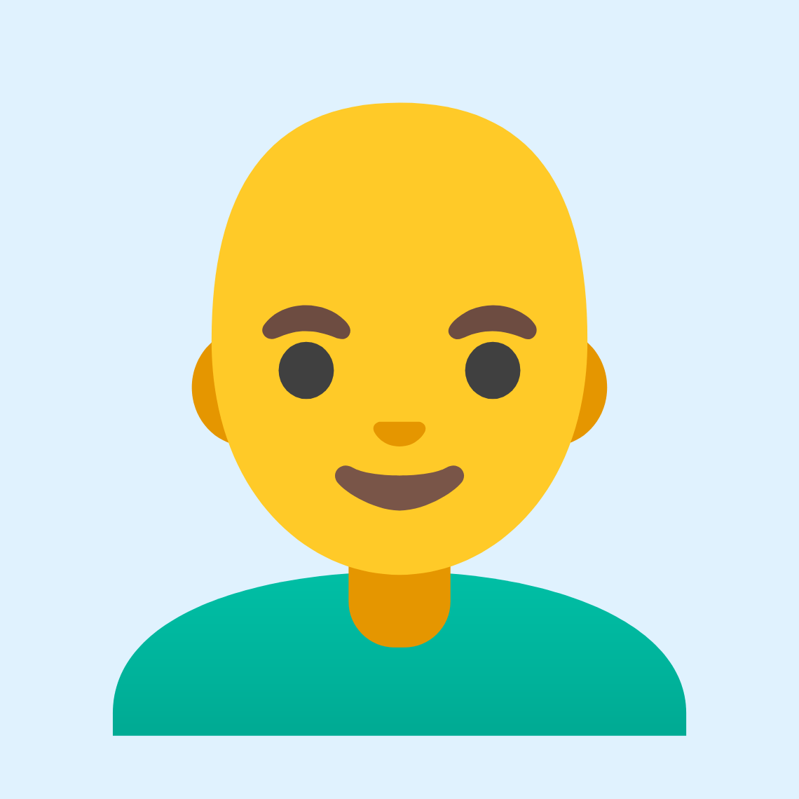 π¨β𦲠Man: bald