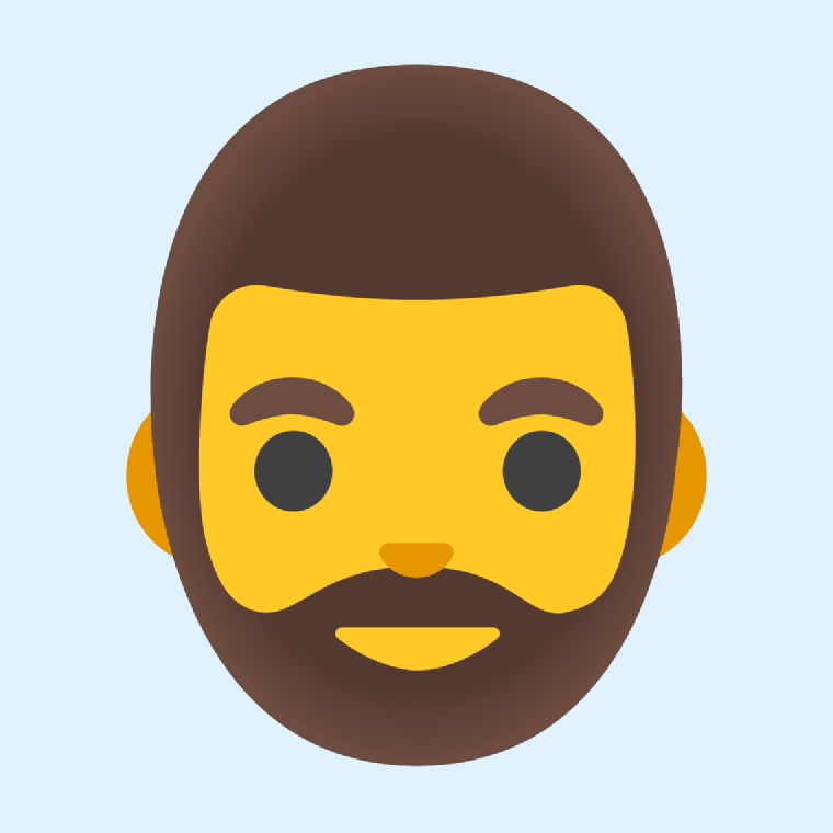 Emoji π§ββοΈ Man: beard: Meaning and Details