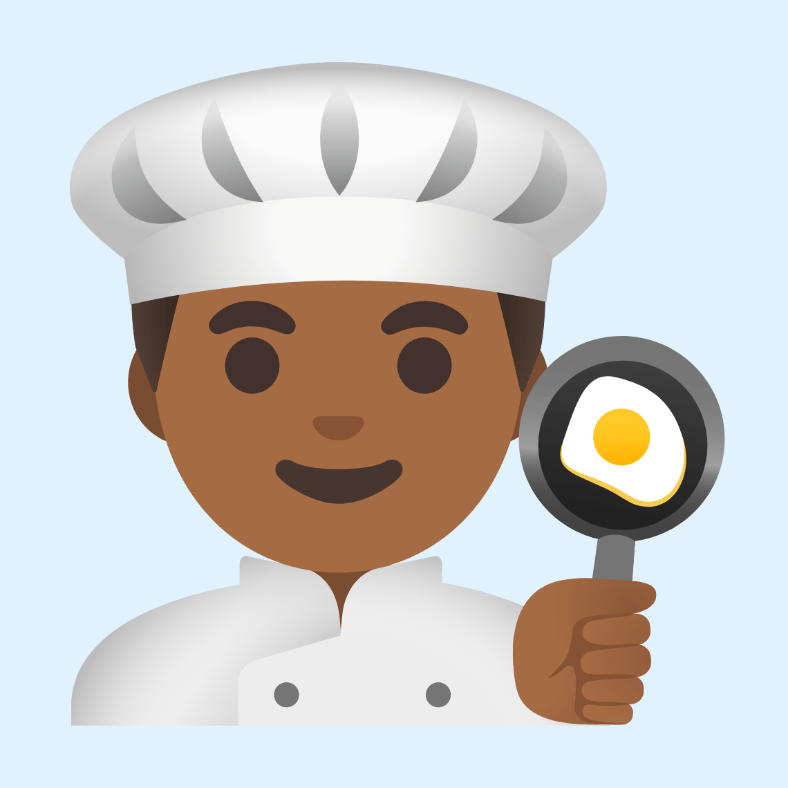 π¨πΎβπ³ Man cook: medium-dark skin tone