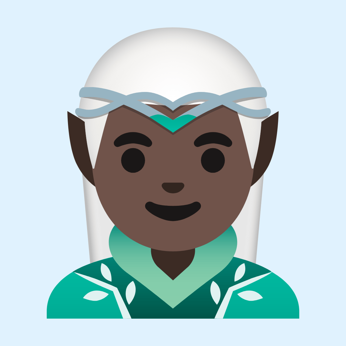 π§πΏββοΈ Man elf: dark skin tone