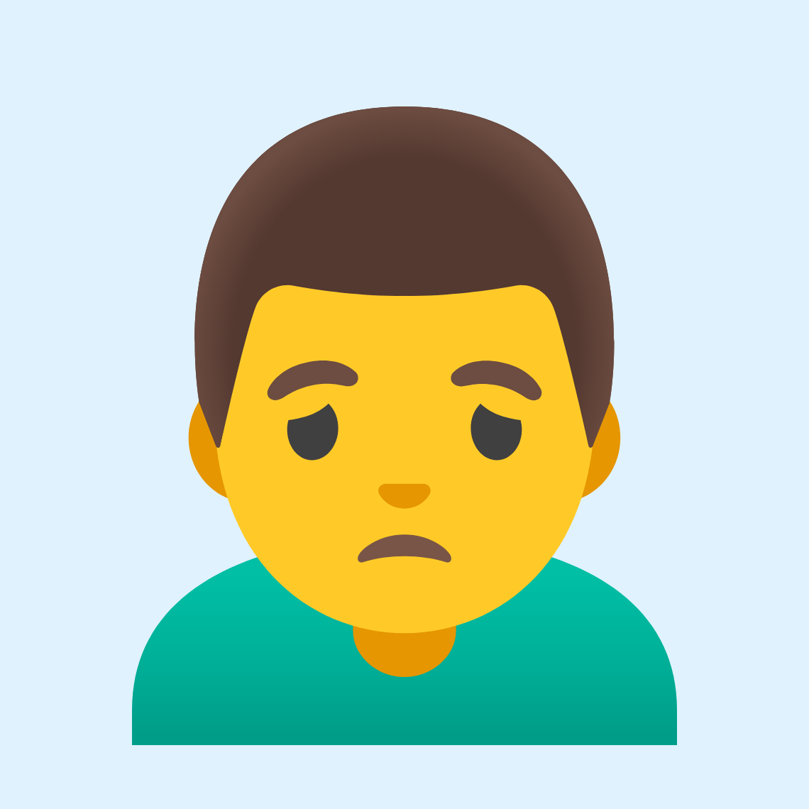 🙍‍♂️ Man frowning