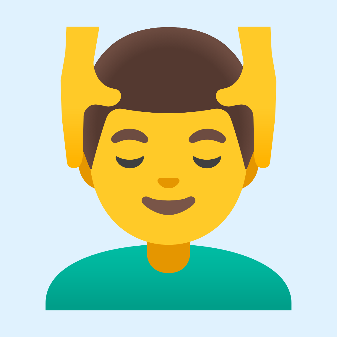 πββοΈ Man getting massage
