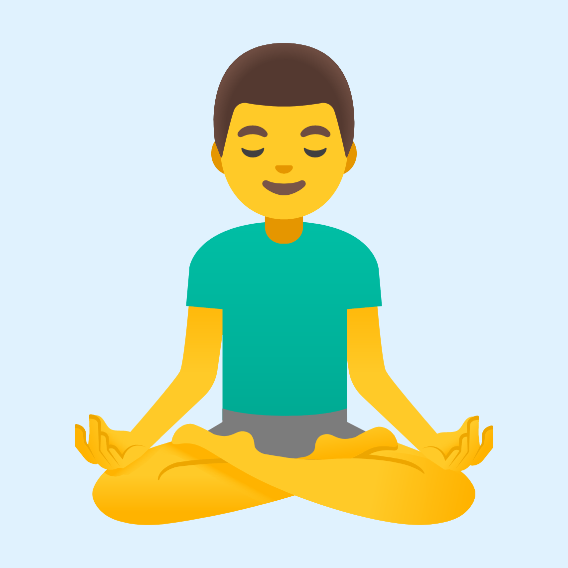 π§ββοΈ Man in lotus position