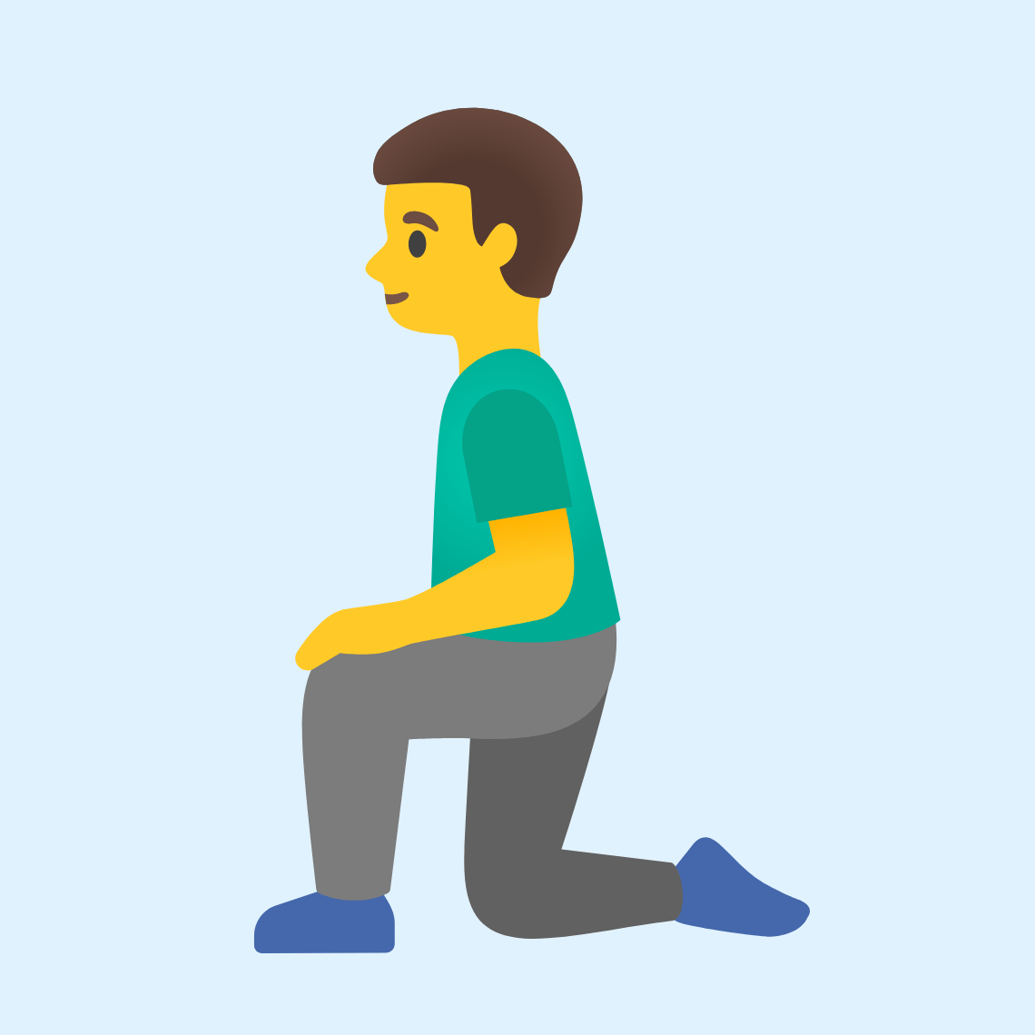 🧎‍♂️ Man kneeling