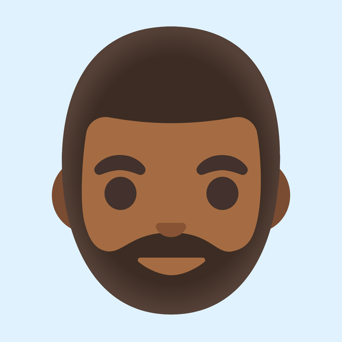 π§πΎββοΈ Man: medium-dark skin tone, beard