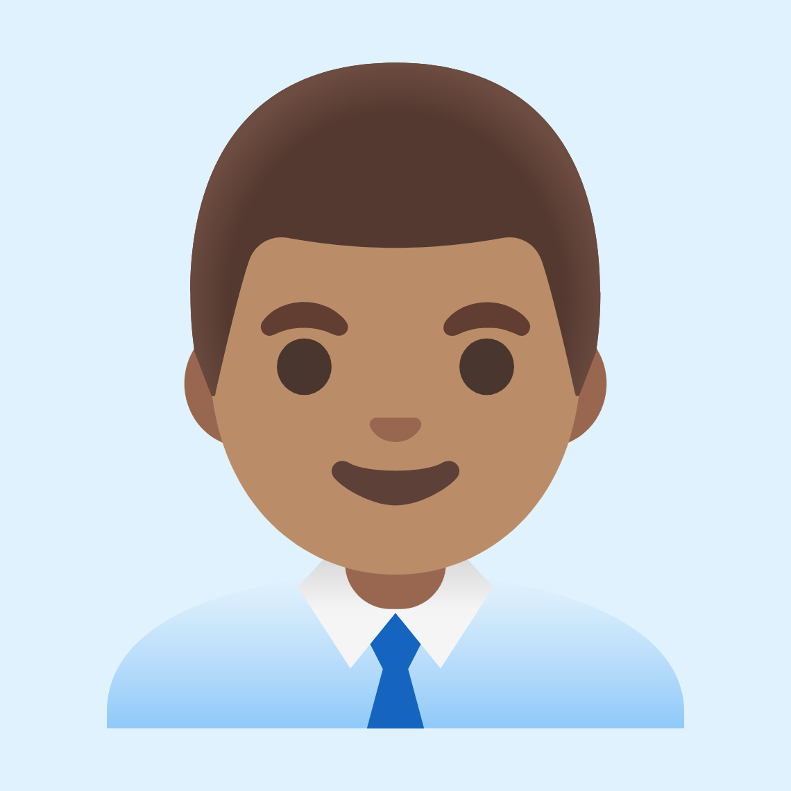 π¨π½βπΌ Man office worker: medium skin tone