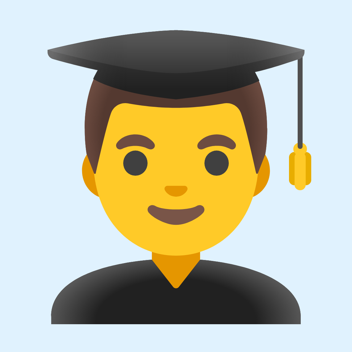 👨🎓 Man student