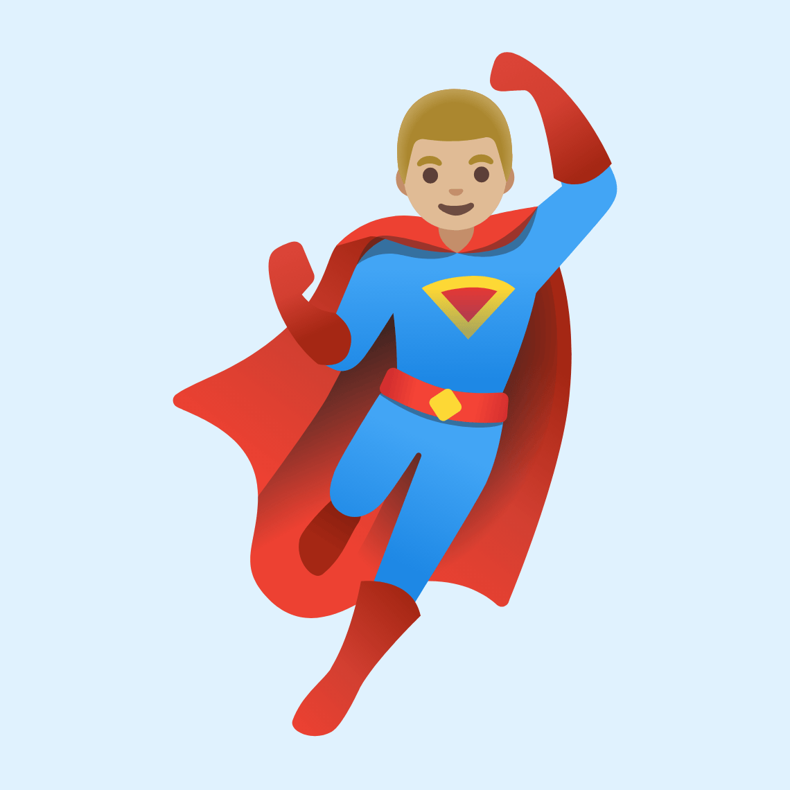 🦸🏼♂️ Superjunak: svijetlo maslinasta boja kože