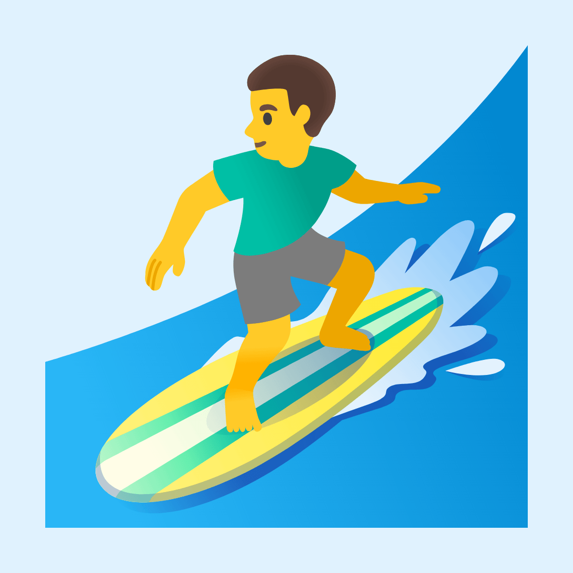 🏄‍♂️ Man surfing