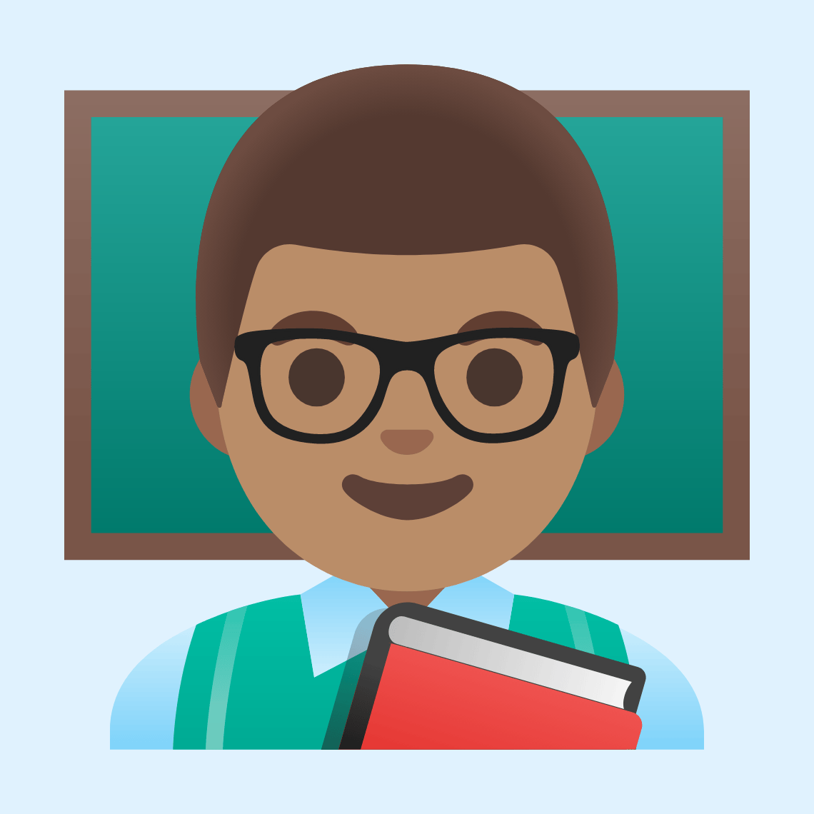 π¨π½βπ« Man teacher: medium skin tone