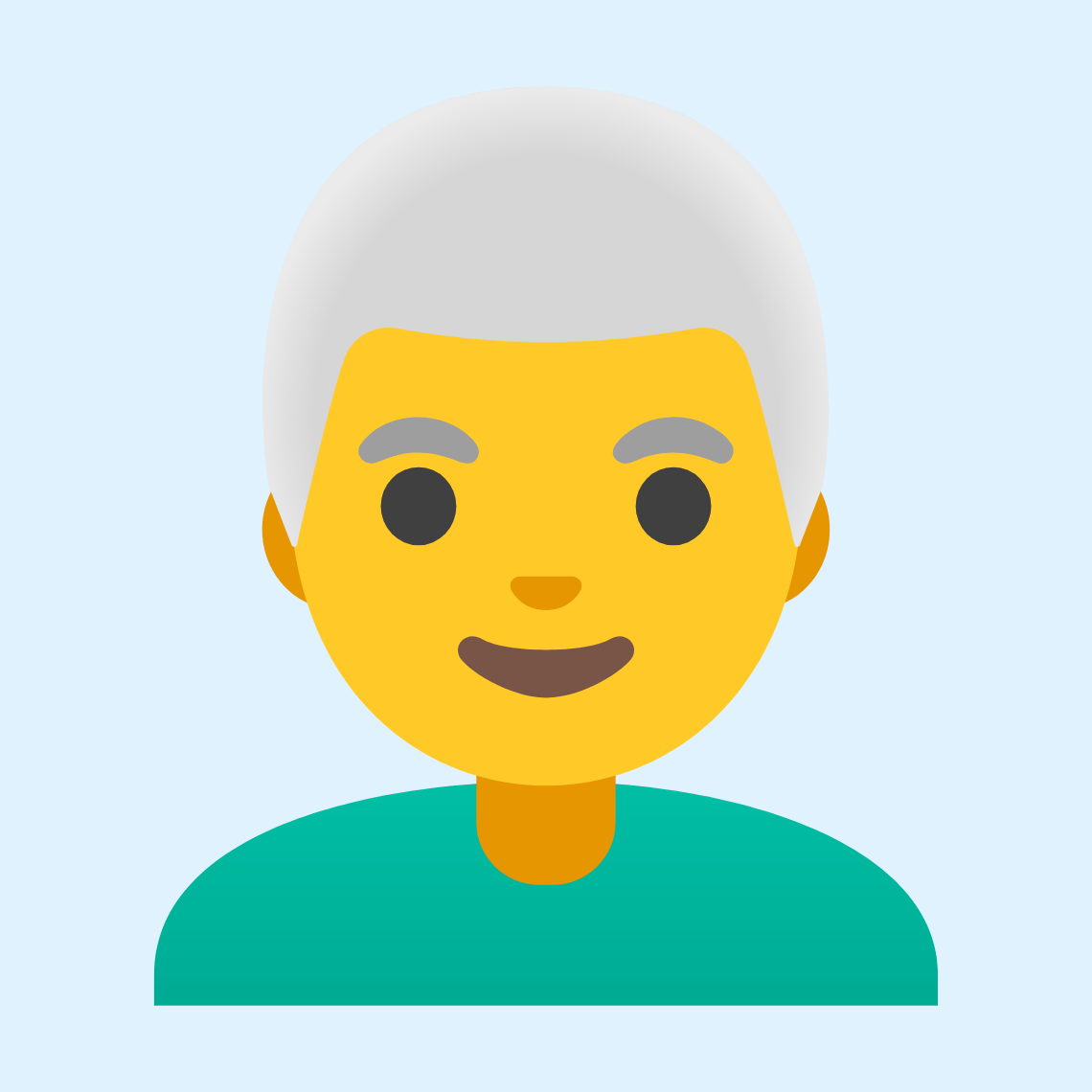 π¨β𦳠Man: white hair