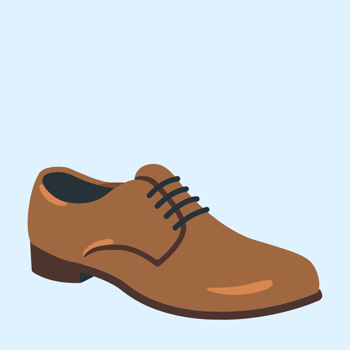 π Manβs shoe