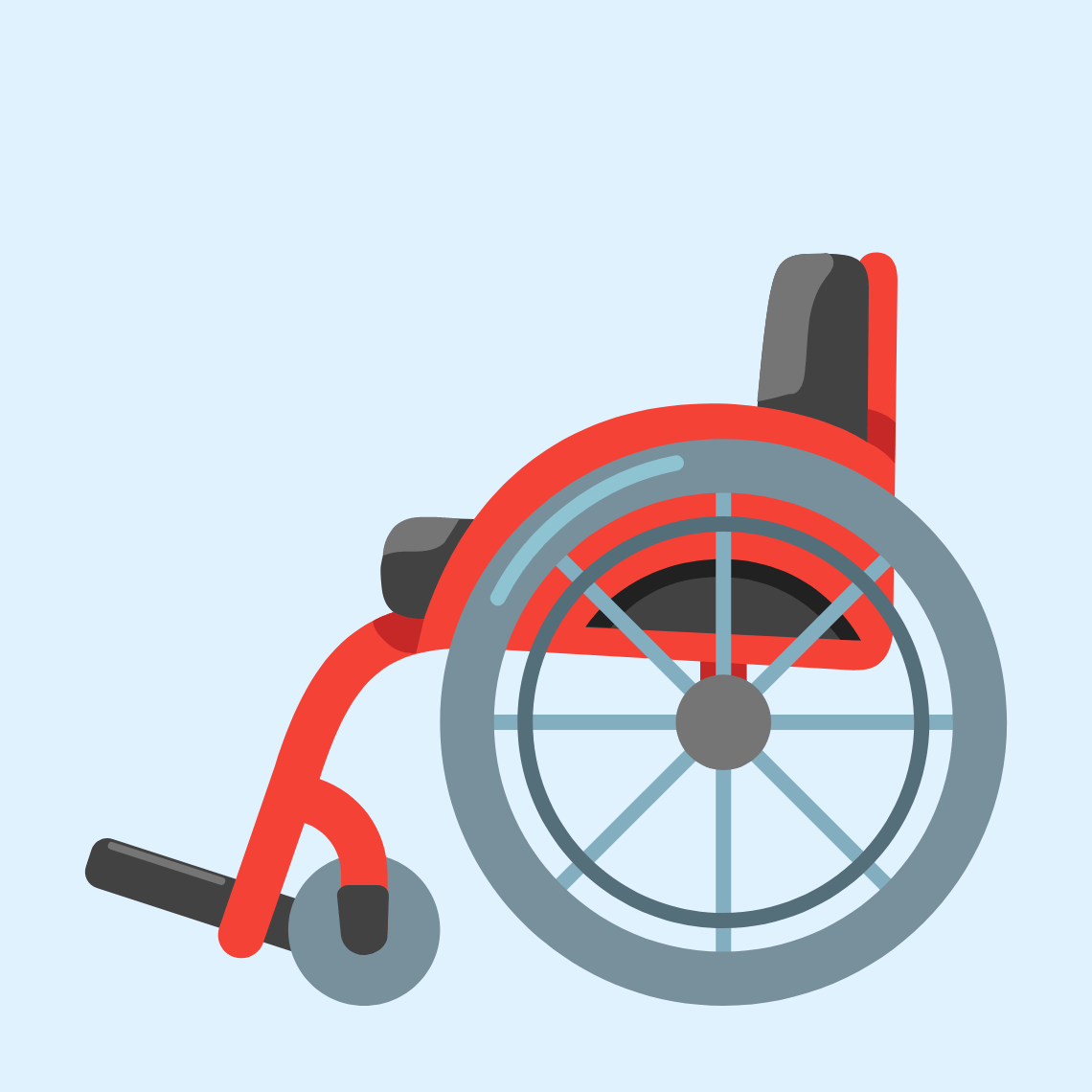 𦽠Manual wheelchair