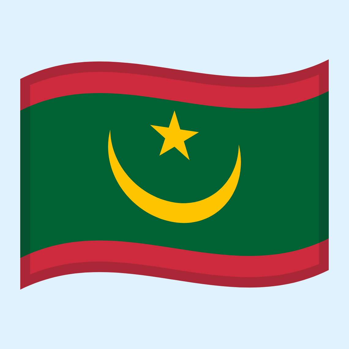 ๐ฒ๐ท Flag: Mauritania