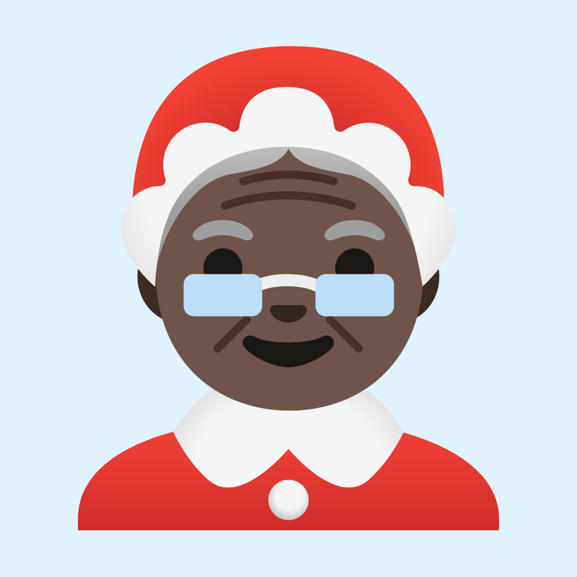 π€ΆπΏ Mrs. Claus: dark skin tone
