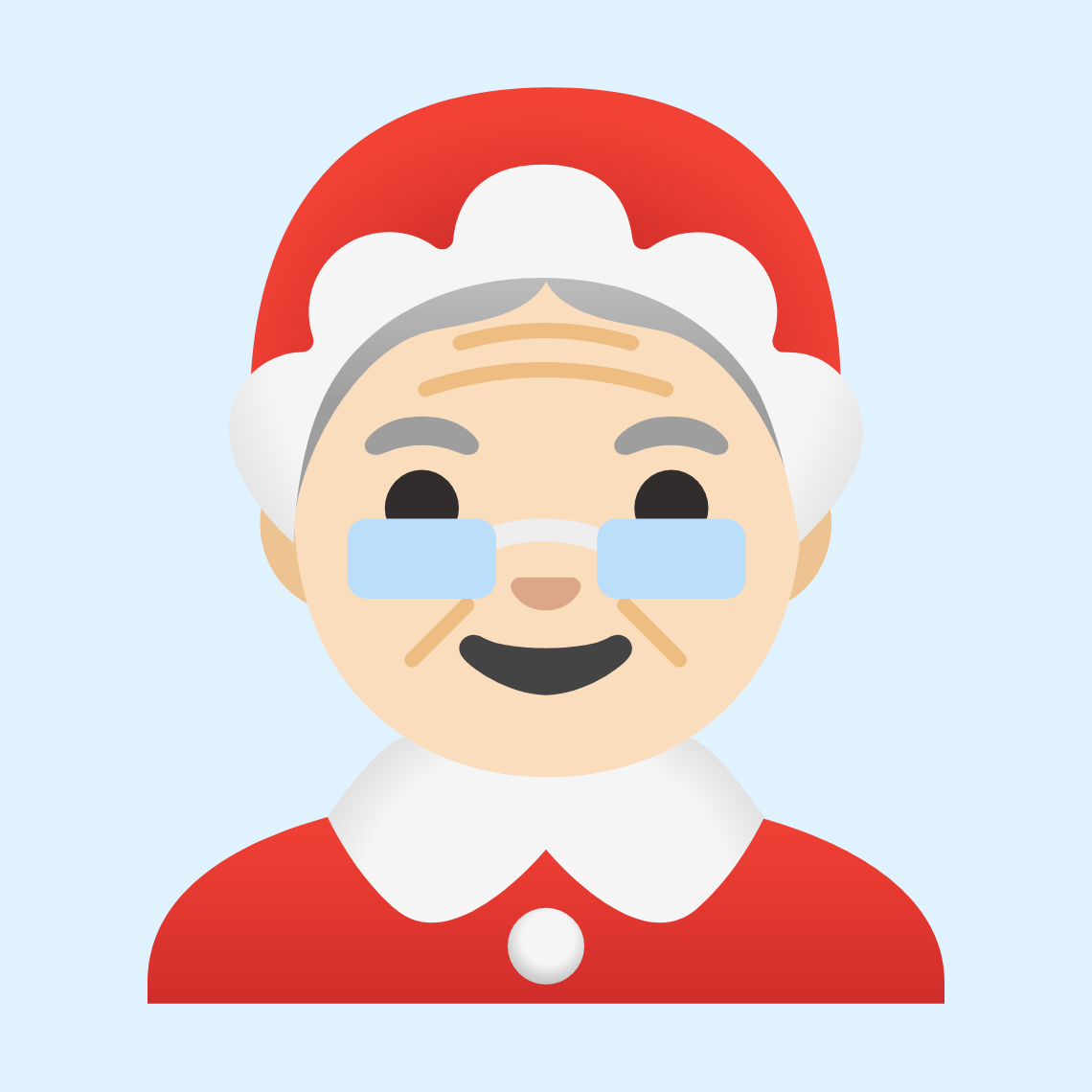 π€Άπ» Mrs. Claus: light skin tone
