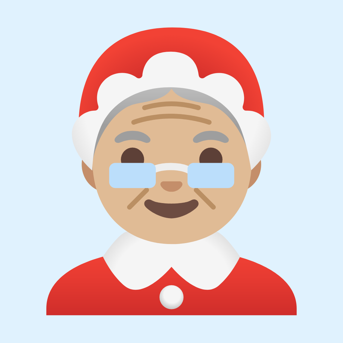 π€ΆπΌ Mrs. Claus: medium-light skin tone