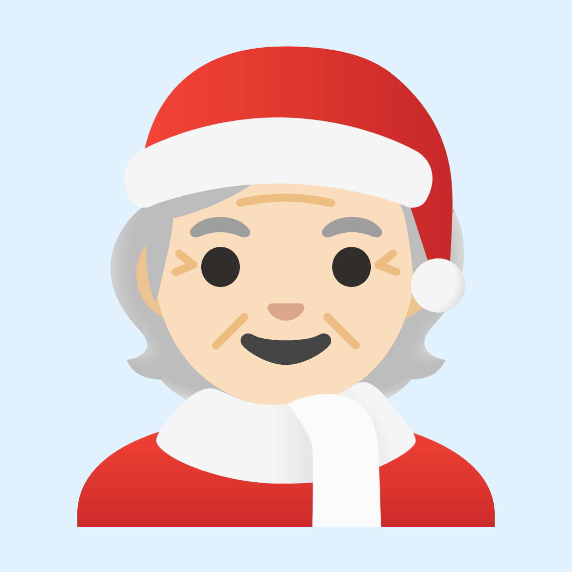 π§π»βπ Mx claus: light skin tone