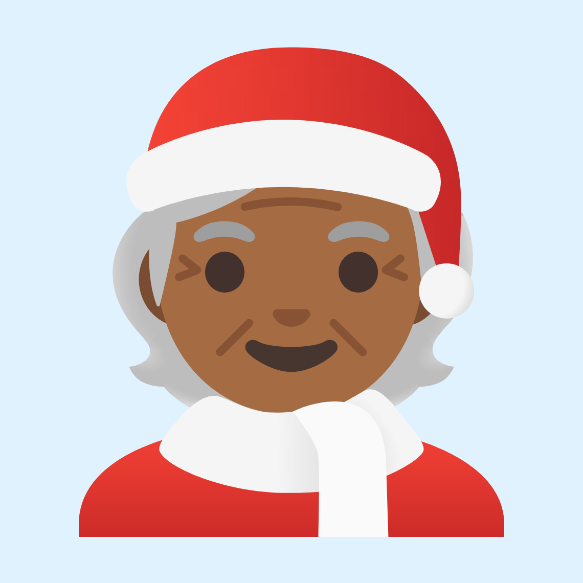 π§πΎβπ Mx claus: medium-dark skin tone
