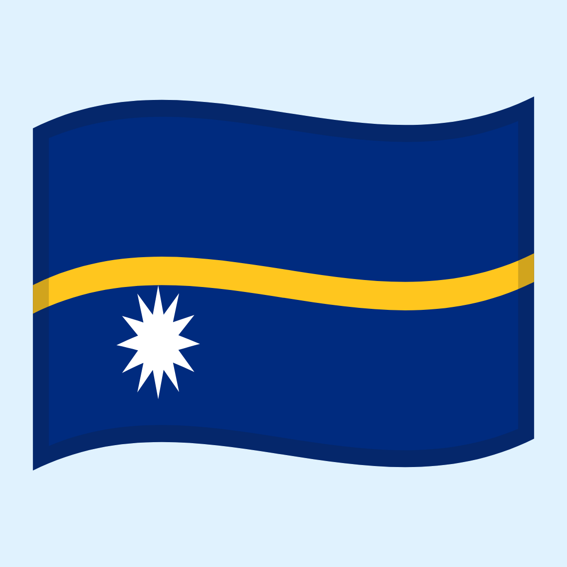 ๐ณ๐ท Flag: Nauru