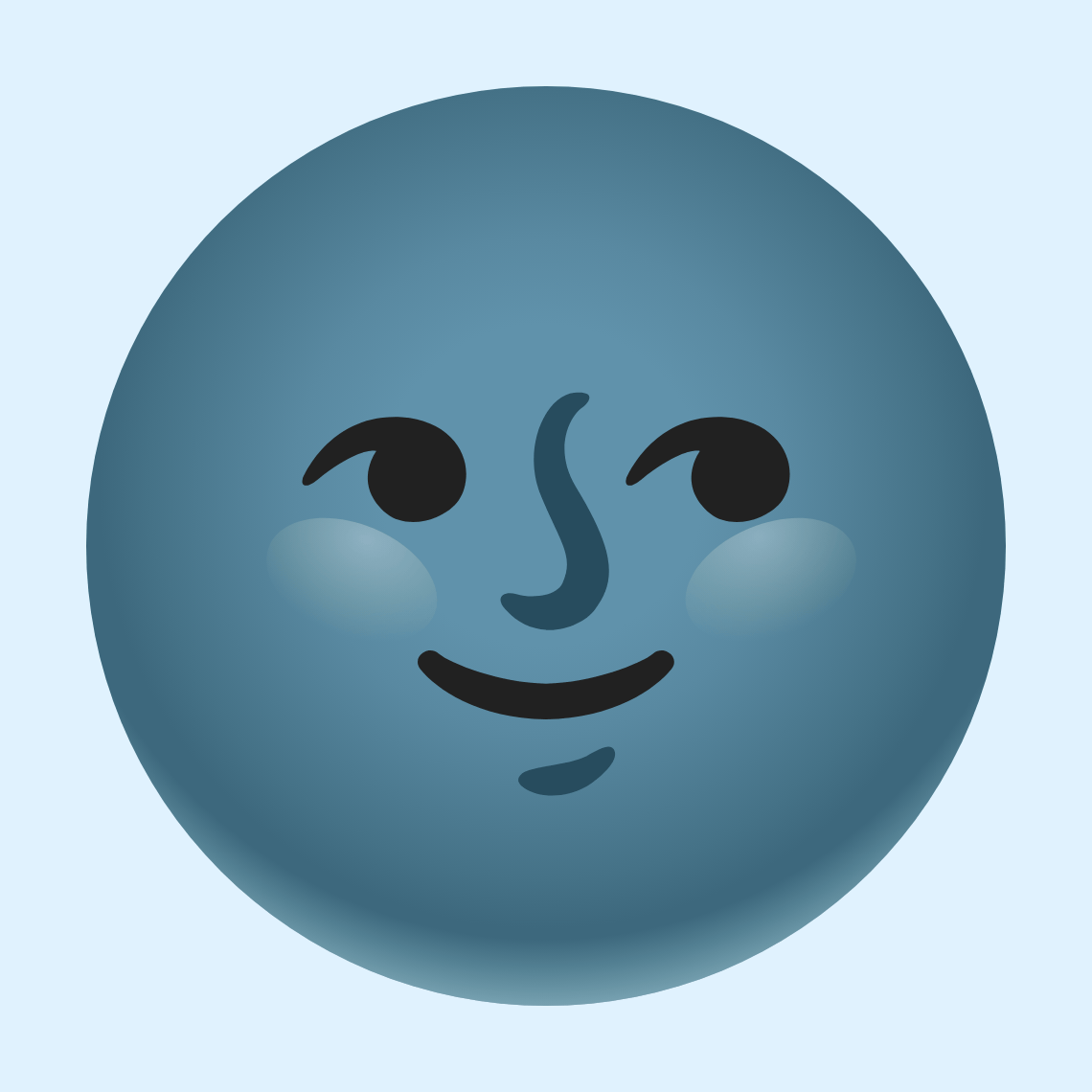 π New moon face