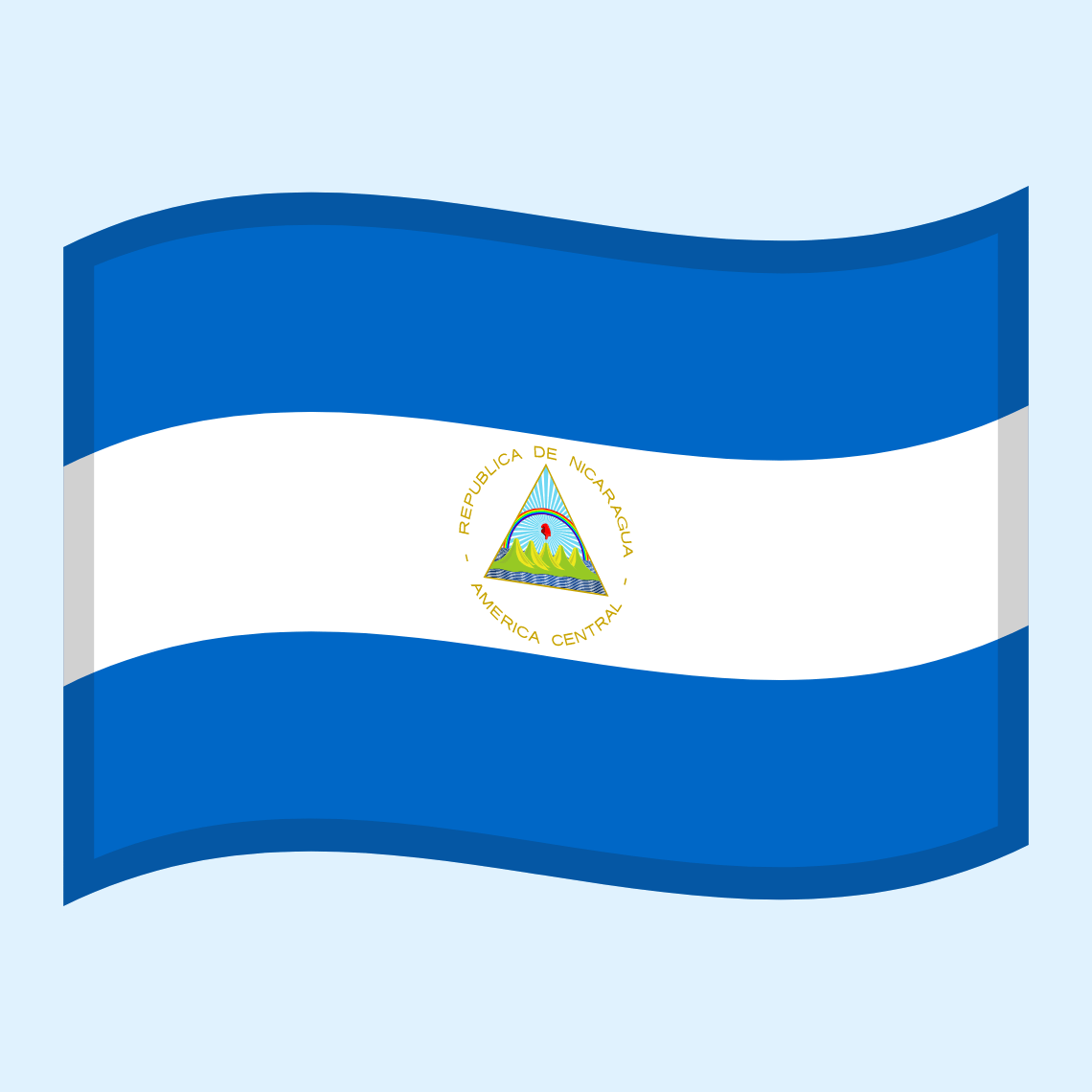 Flag Nicaragua Emoji Flag Nicaragua Emoji