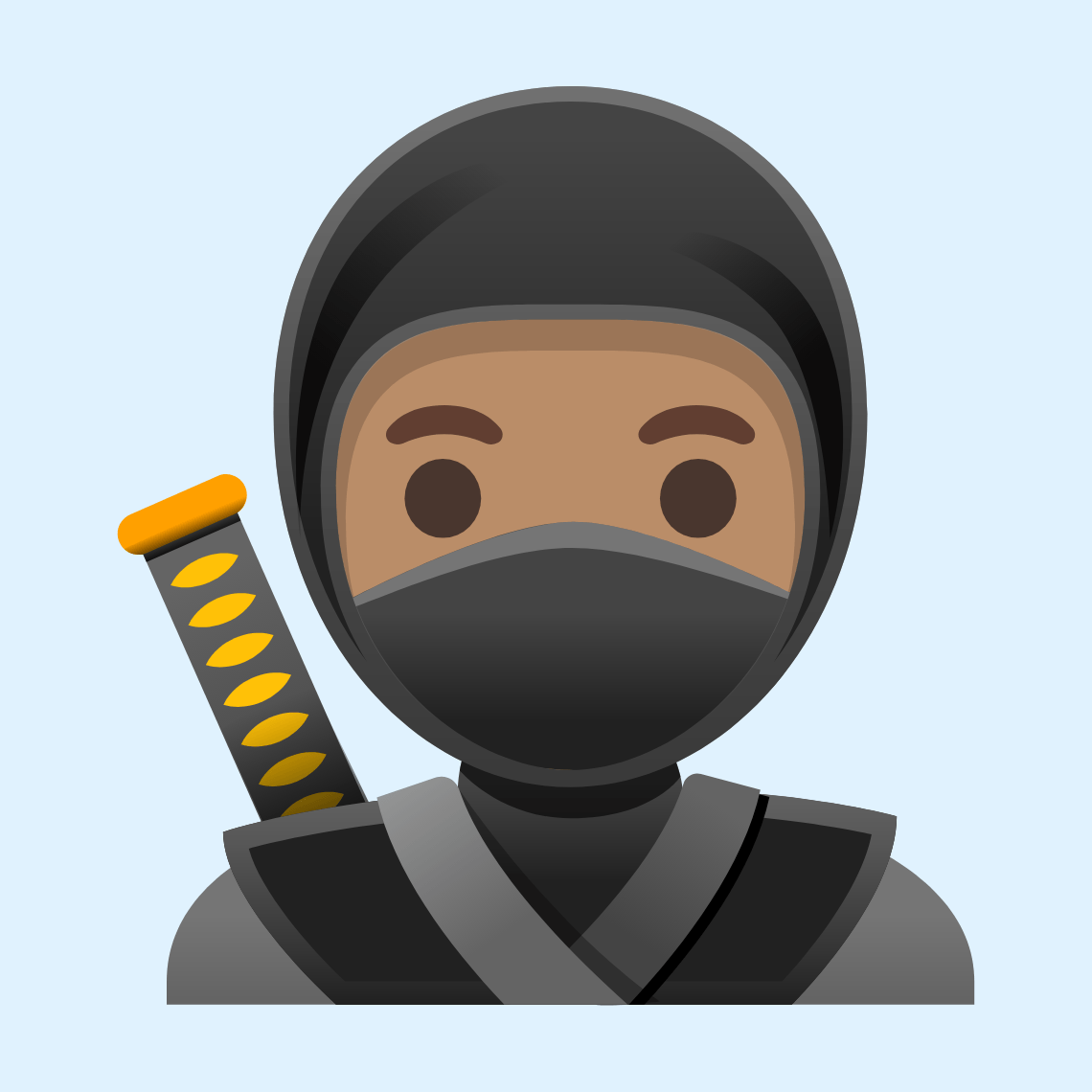 π₯·π½ Ninja: medium skin tone