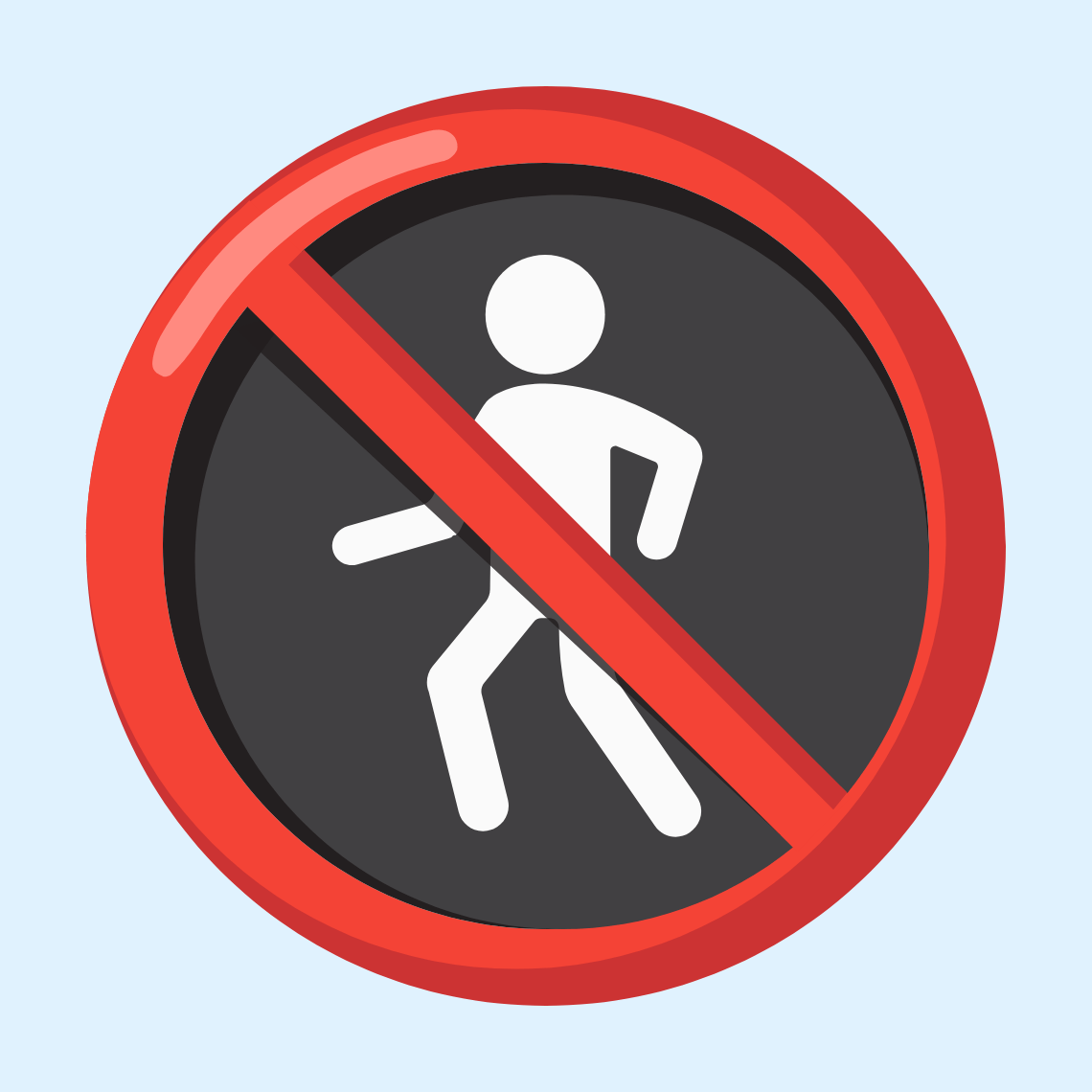 π· No pedestrians