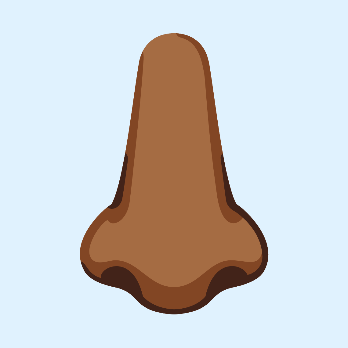 ππΎ Nose: medium-dark skin tone