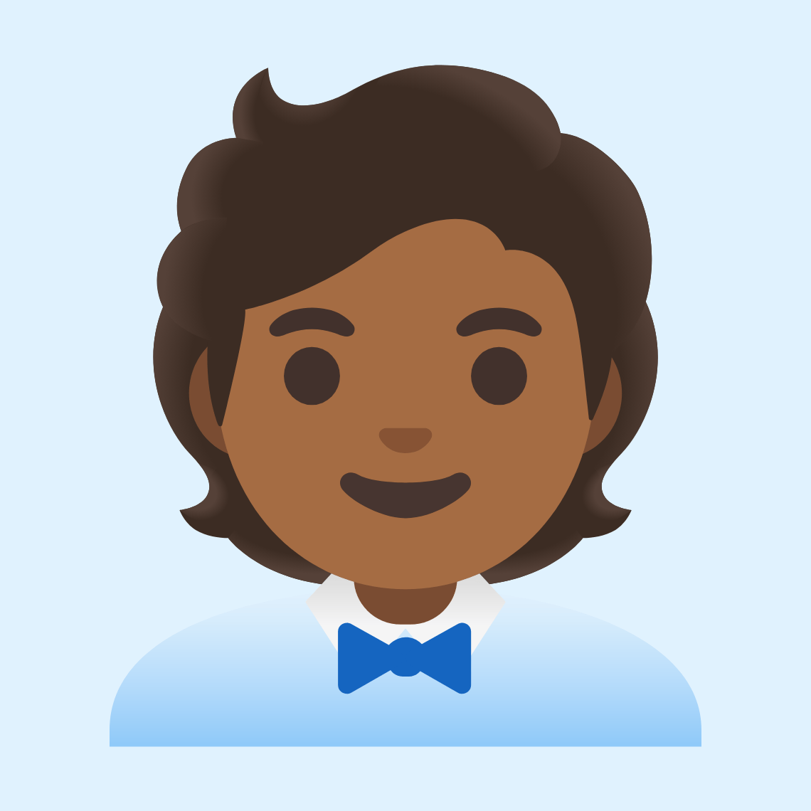 π§πΎβπΌ Office worker: medium-dark skin tone
