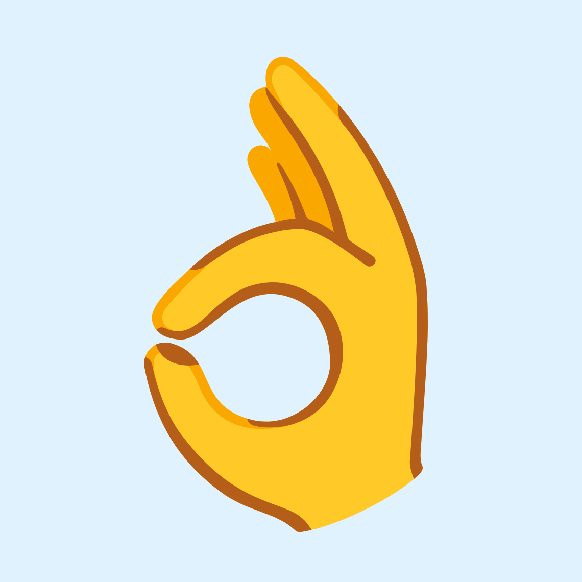 π OK hand