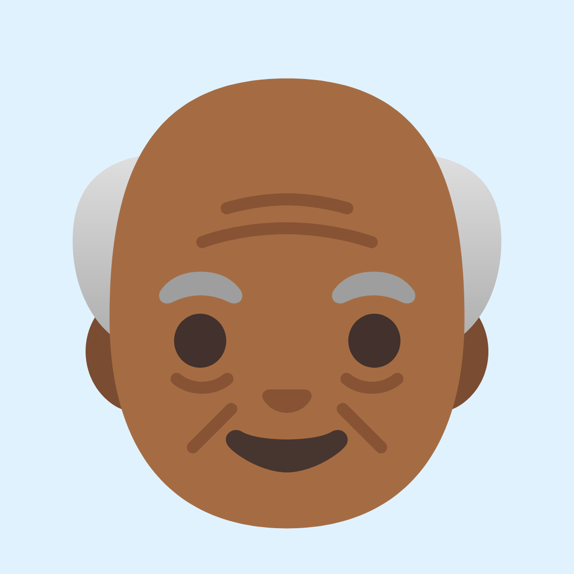 π΄πΎ Old man: medium-dark skin tone