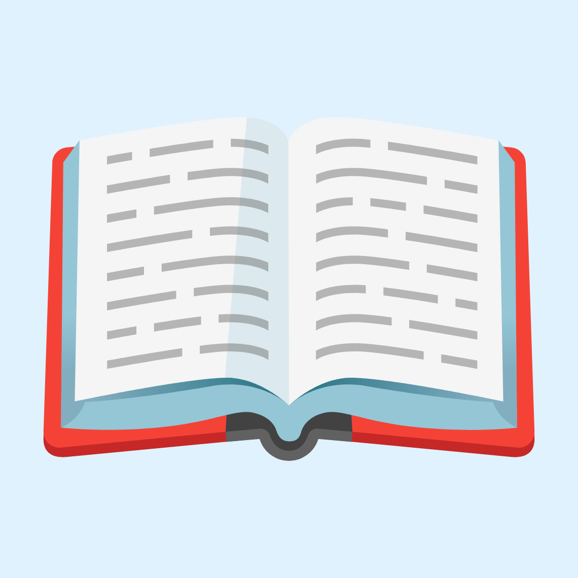 π Open book