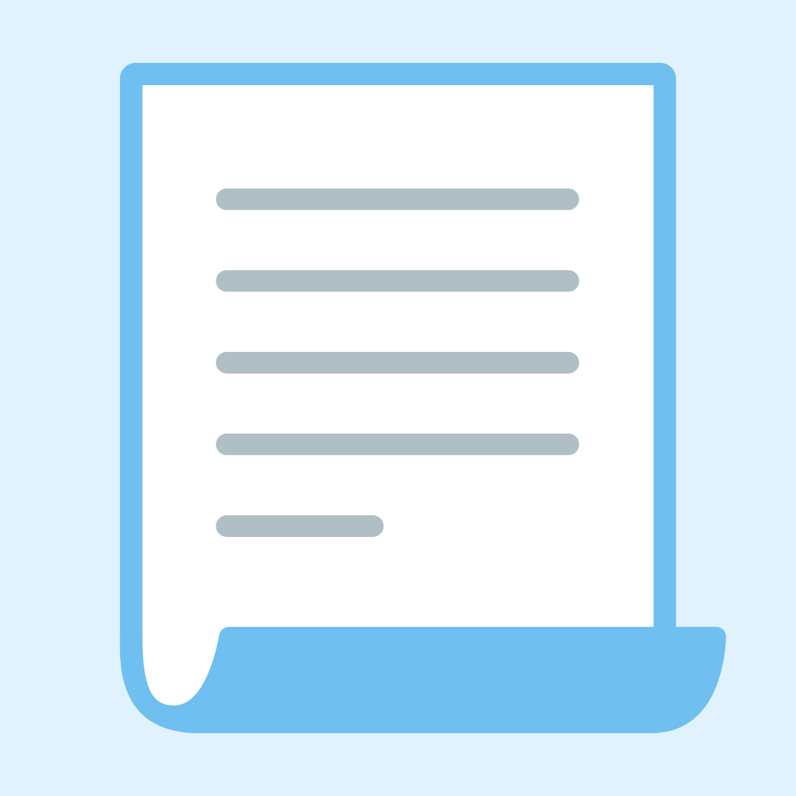 π Page with curl