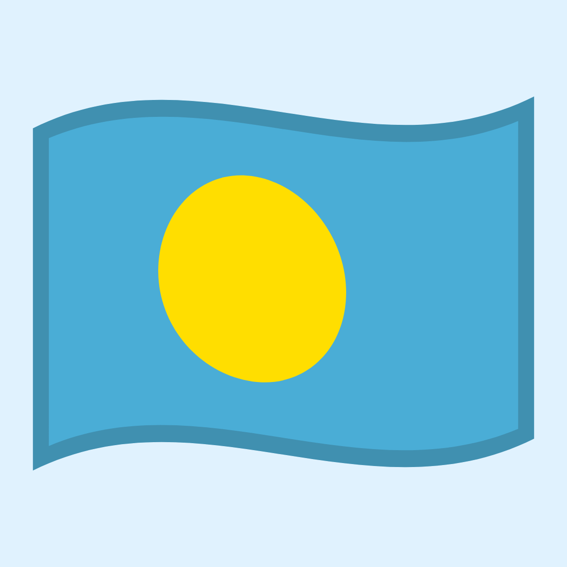 ๐ต๐ผ Flag: Palau
