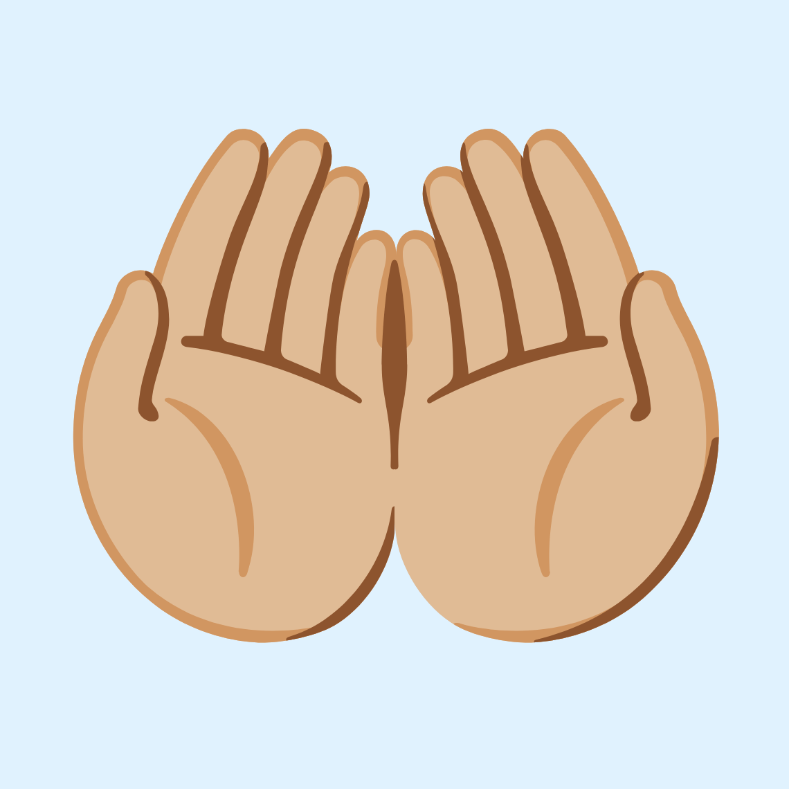 π€²πΌ Palms up together: medium-light skin tone