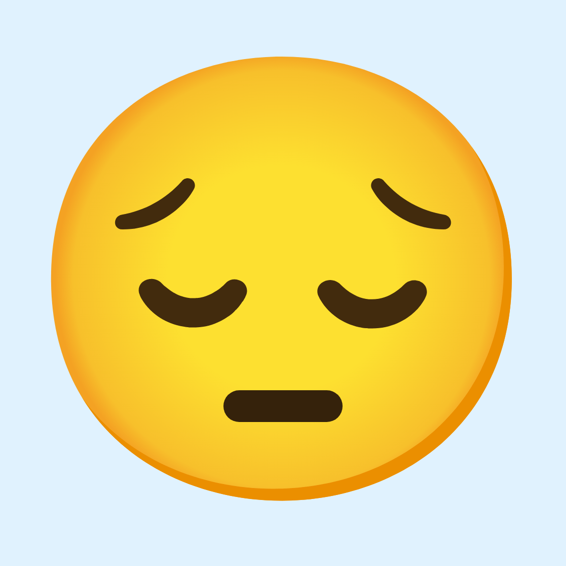π Pensive face