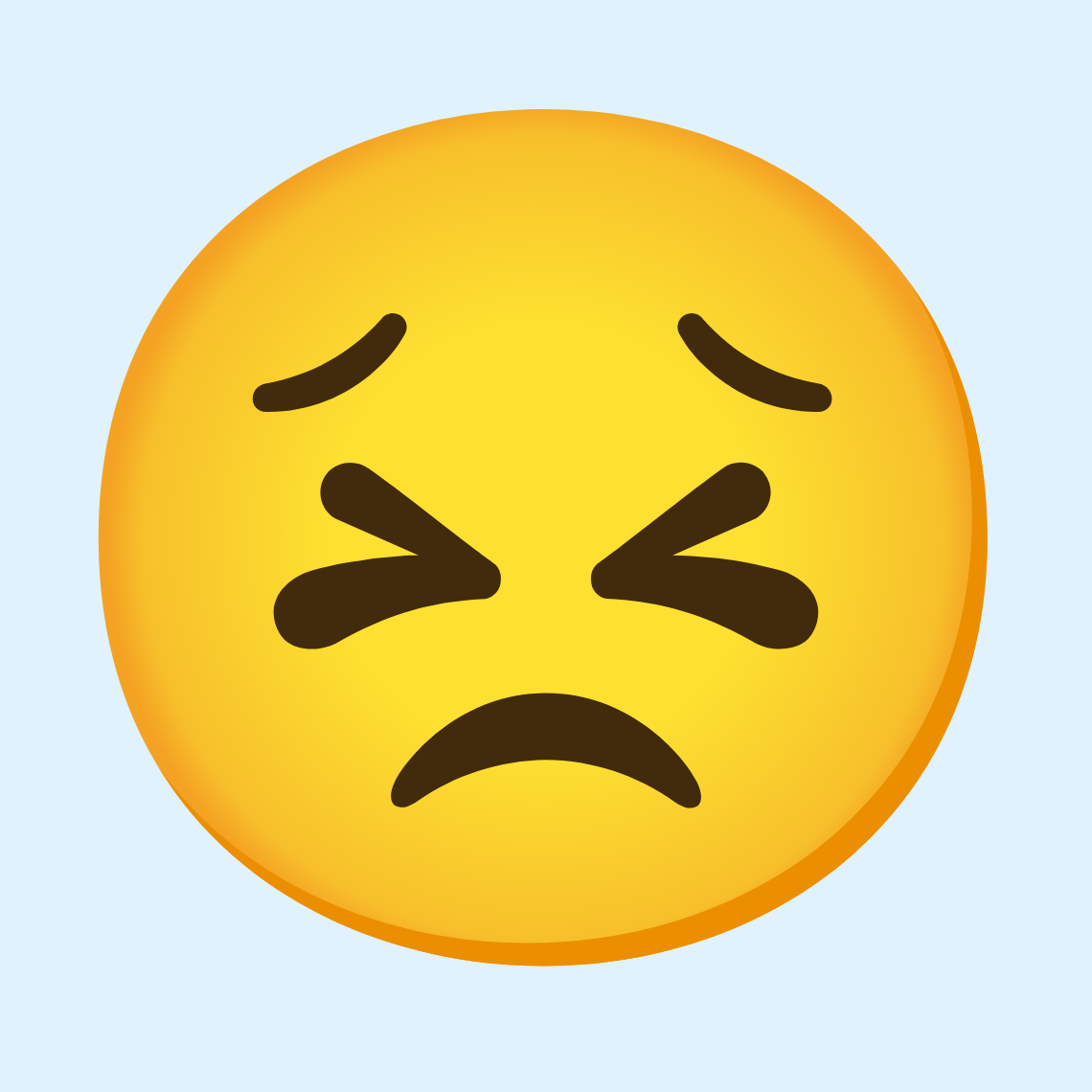 😣 Persevering face