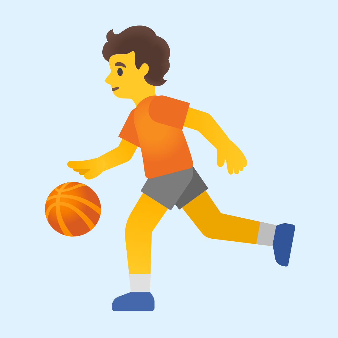 ⛹️ Person bouncing ball