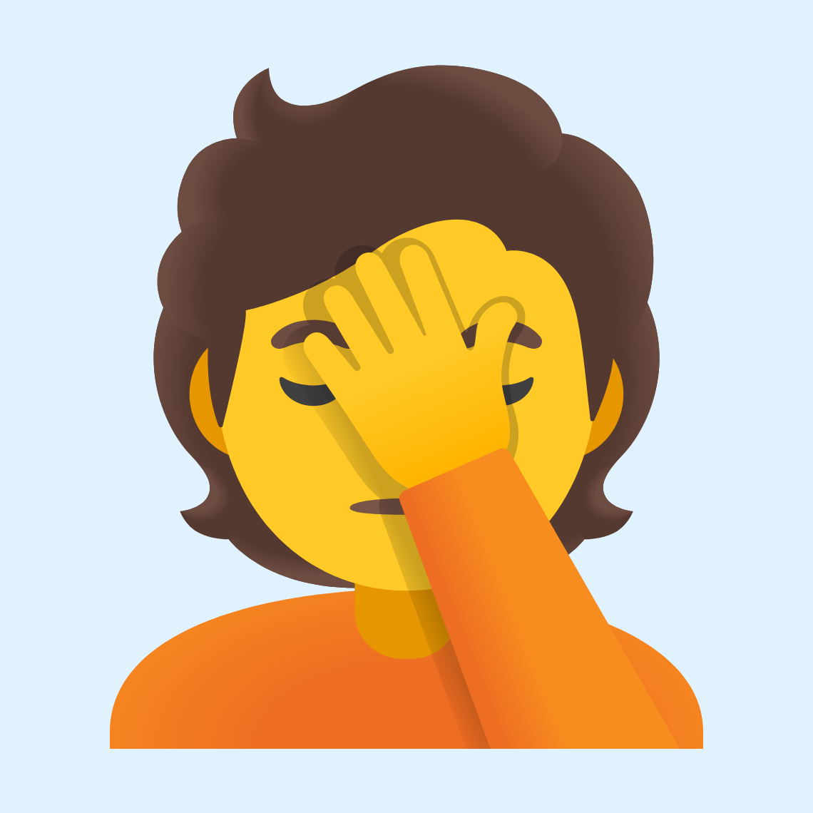 🤦 Person facepalming