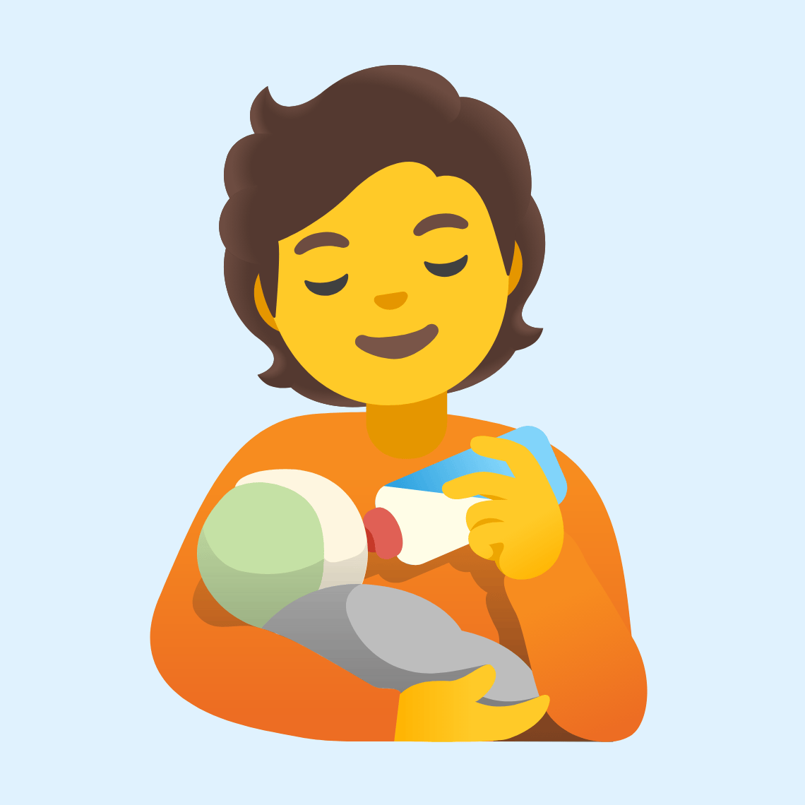 π§βπΌ Person feeding baby
