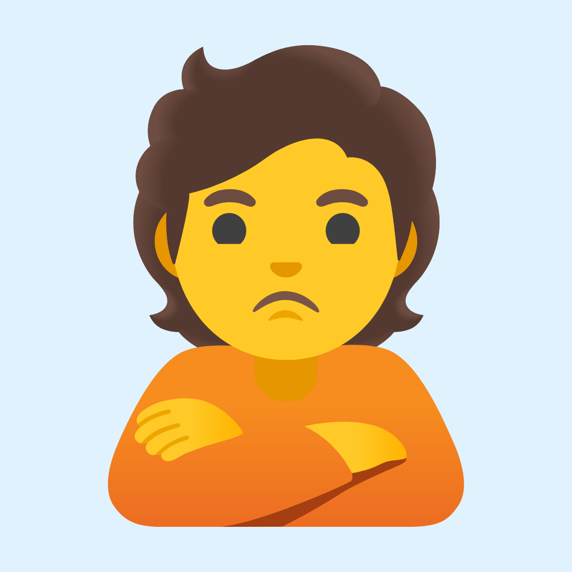 π Person pouting