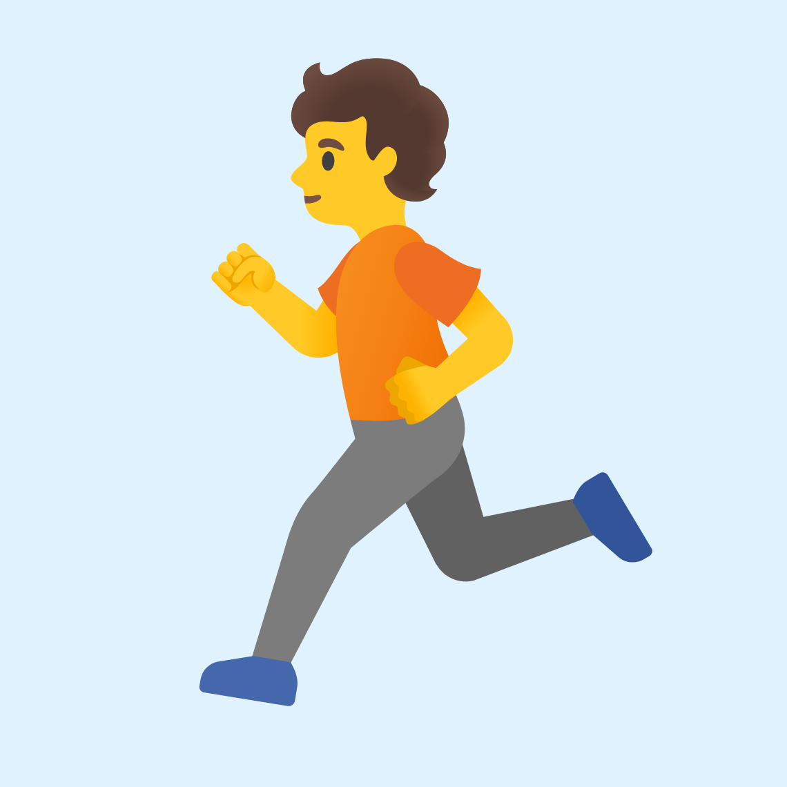 π Person running