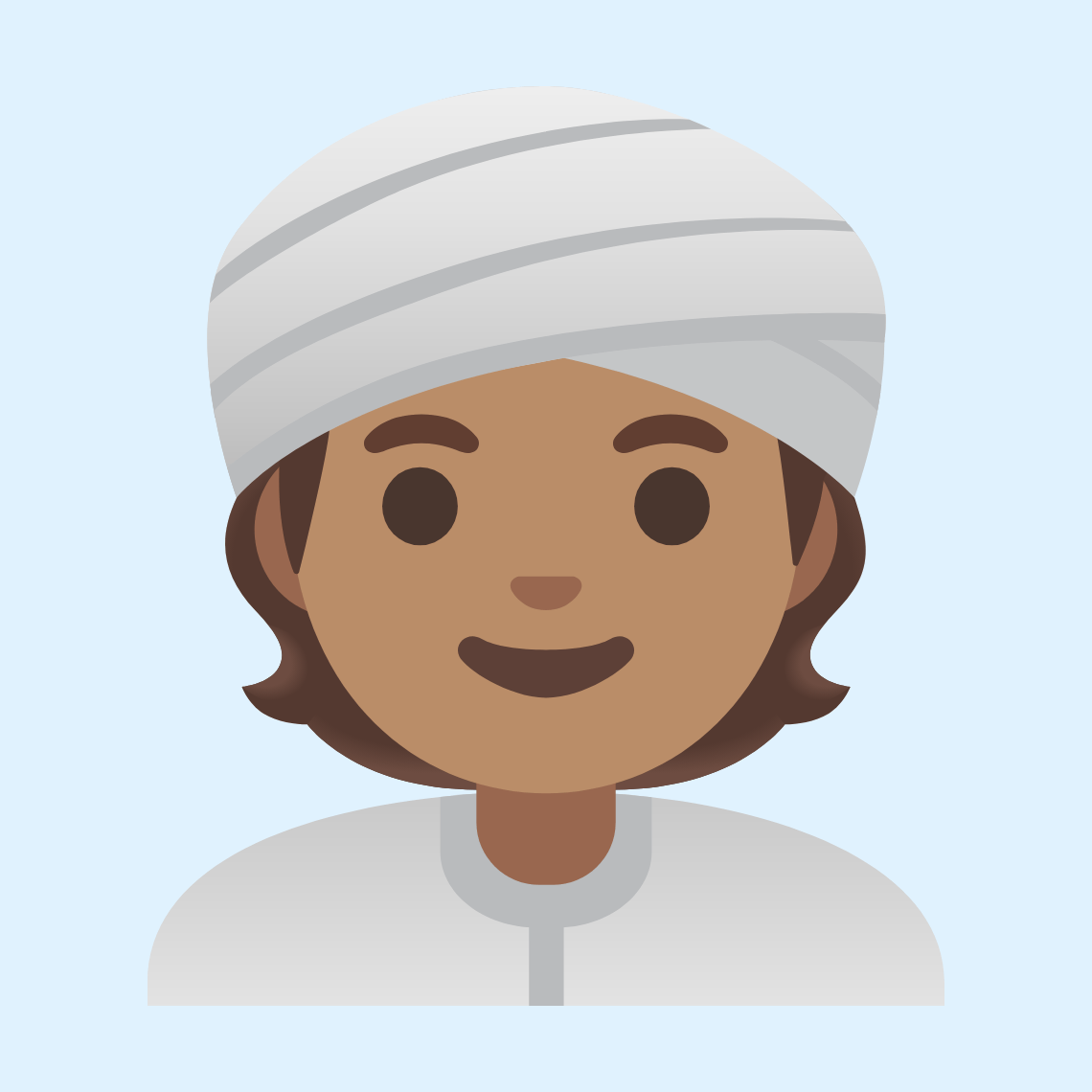 π³π½ Person wearing turban: medium skin tone