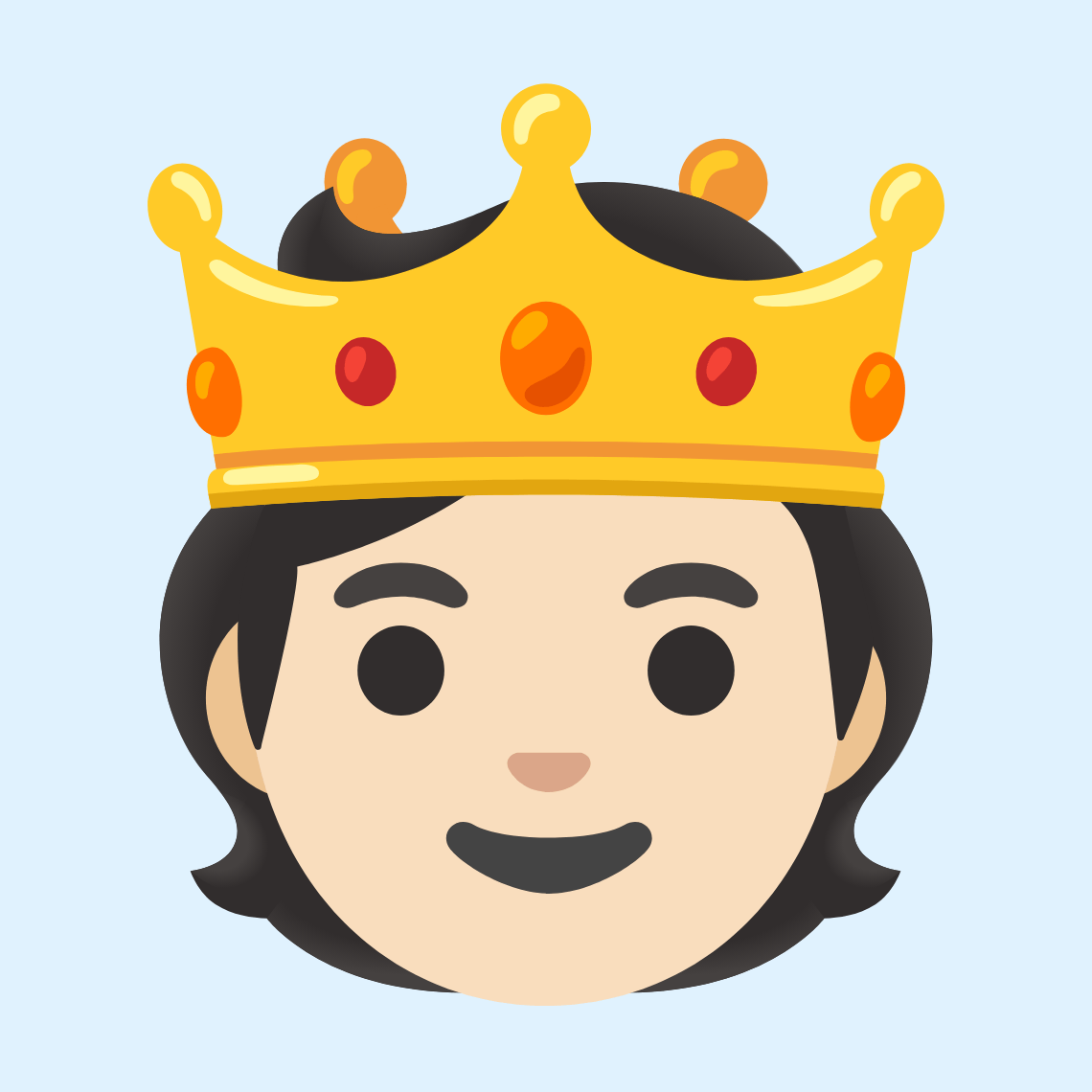 π«
π» Person with crown: light skin tone